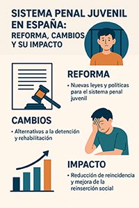Imagen representativa del sistema penal juvenil en España